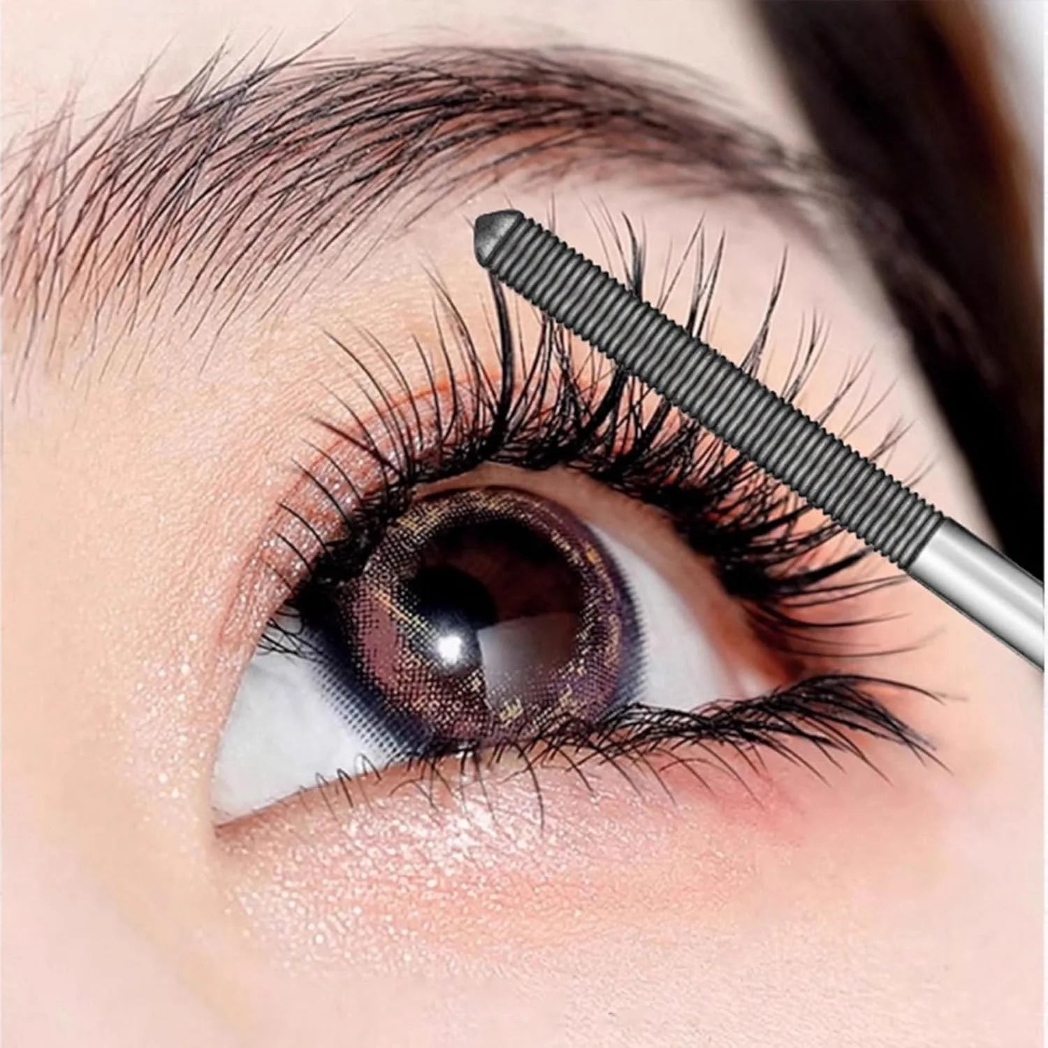 🔥 Máscara de Pestañas 2025 – Impermeable, Alarga y Riza