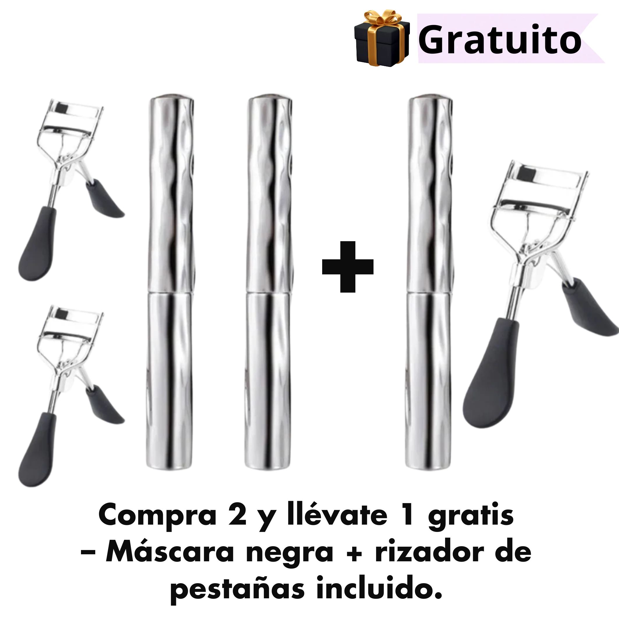 🔥 Máscara de Pestañas 2025 – Impermeable, Alarga y Riza